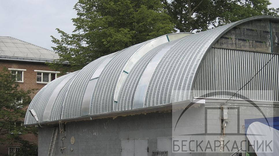 Строительство бескаркасной мансарды  в Орловской области 