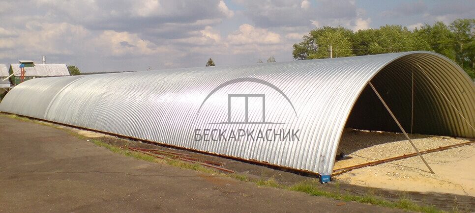 ангары для хранения сена  в Орловской области